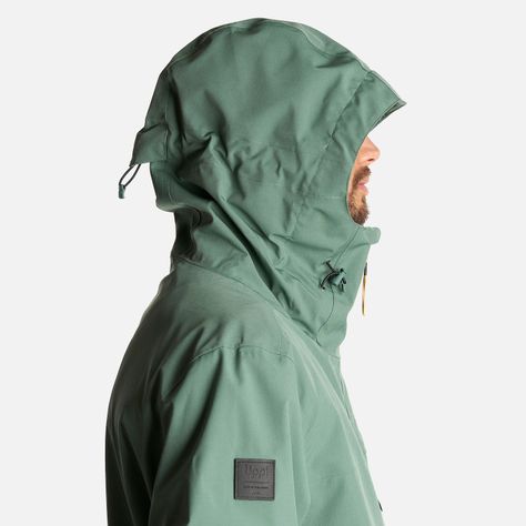 Chaqueta Hombre Sierra Nevada B-Dry Light Hoody Jacket Verde Botella Lippi-4