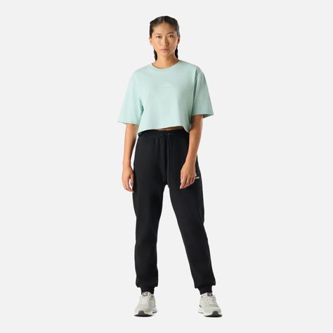 Polera Mujer Cool Down Crop T-Shirt Jade Vulcano-5