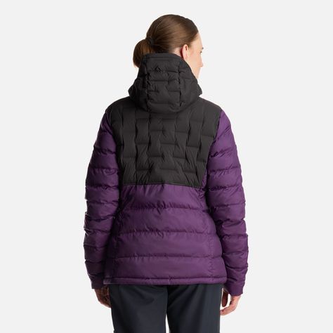 Chaqueta Mujer Bazpur EVO Down Hoody Jacket Morado Lippi-3