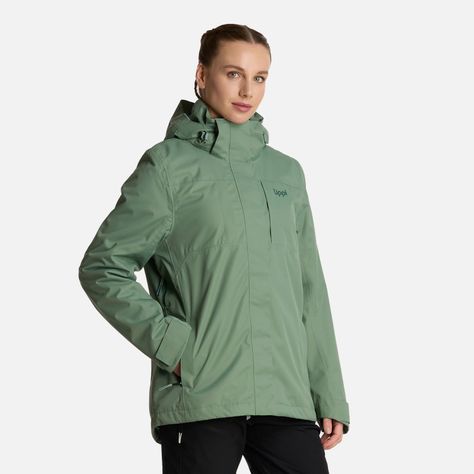 Chaqueta Mujer Tres Cruces Fusion-3 Jade Oscuro Lippi I25-2