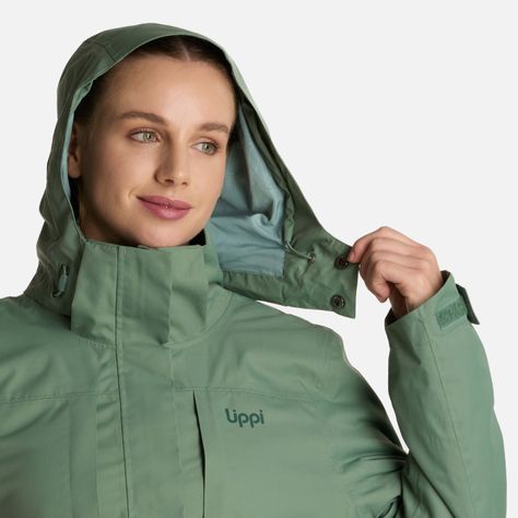 Chaqueta Mujer Tres Cruces Fusion-3 Jade Oscuro Lippi I25-4