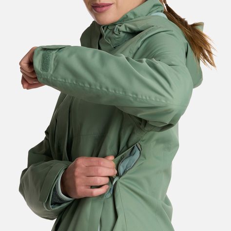 Chaqueta Mujer Tres Cruces Fusion-3 Jade Oscuro Lippi I25-7