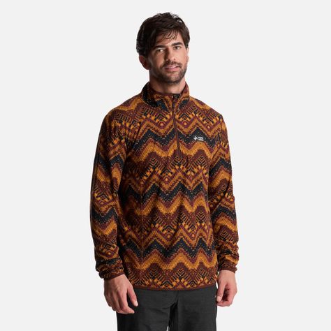 Poleron Hombre Taina Print Cafe Haka Honu-1