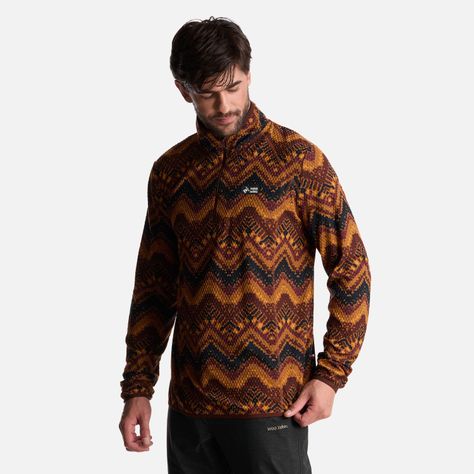 Poleron Hombre Taina Print Cafe Haka Honu-2