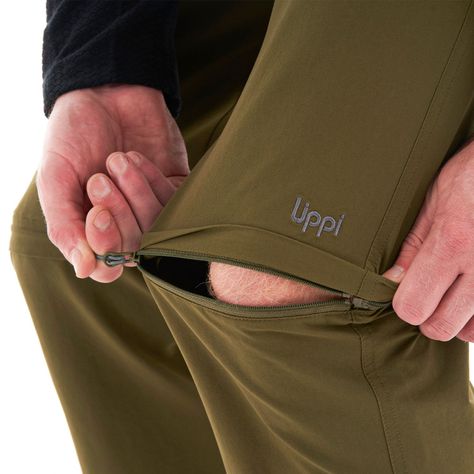 Pantalon Hombre Enduring Mix-2 Q-Dry Pants Oliva Oscuro Lippi-6