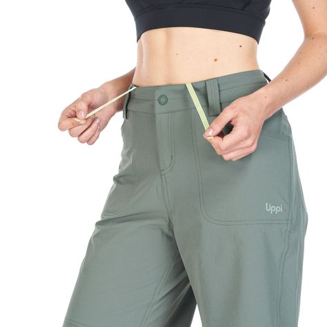 Short Mujer Fury Shorts Verde Grisaceo Lippi V22-7