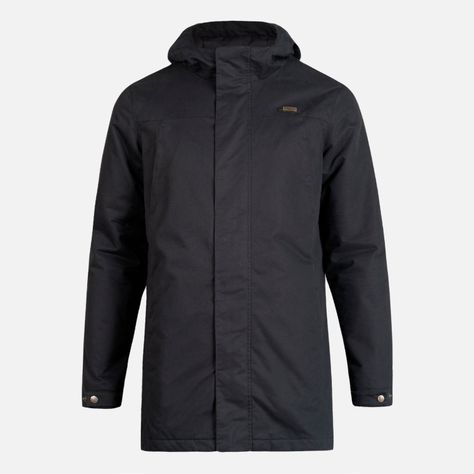 Chaqueta Hombre Peumo Canvas Hoody Jacket Negro Lippi-0