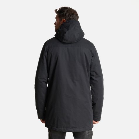 Chaqueta Hombre Peumo Canvas Hoody Jacket Negro Lippi-3