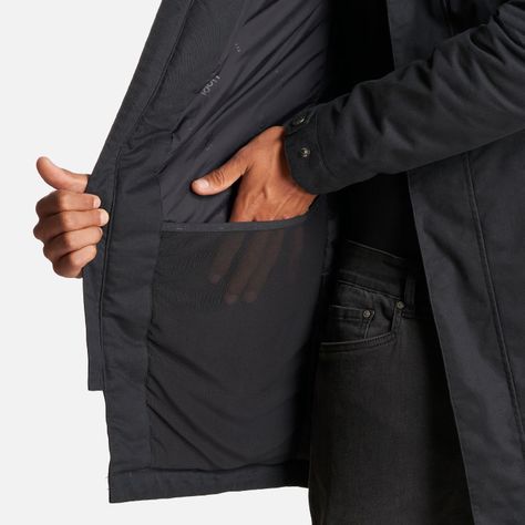 Chaqueta Hombre Peumo Canvas Hoody Jacket Negro Lippi-8