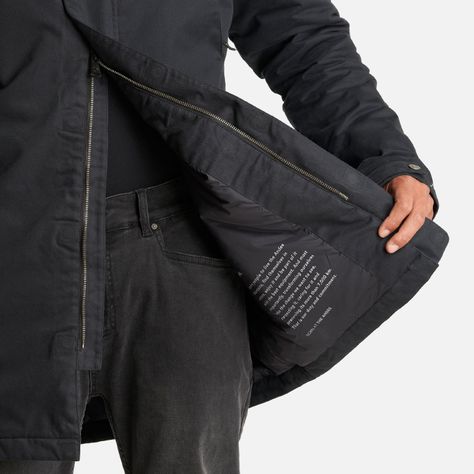 Chaqueta Hombre Peumo Canvas Hoody Jacket Negro Lippi-9