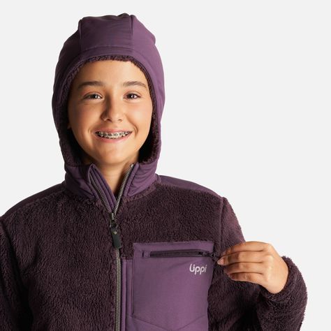 Chaqueta Teen Girl Bear Shaggy-Pro Hoody Jacket Burdeo Lippi I23-4