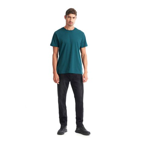 Polera Hombre Liquen Turquesa Oscuro Geography-4