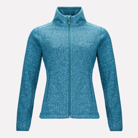 Polar Mujer Coronado Therm-Pro Jacket Melange Tuquesa Lippi-0