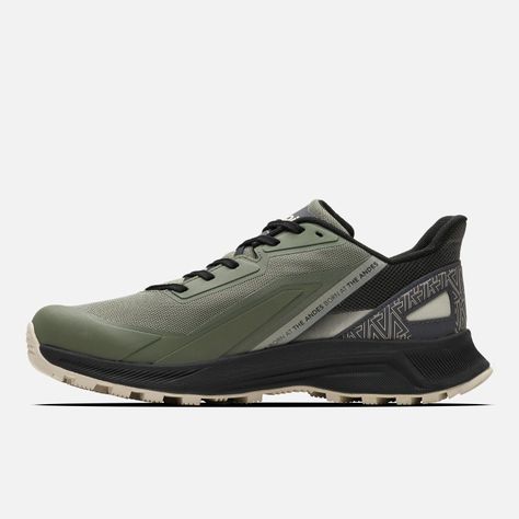Zapatilla Hombre Moon Trail Verde Musgo Lippi I25-1