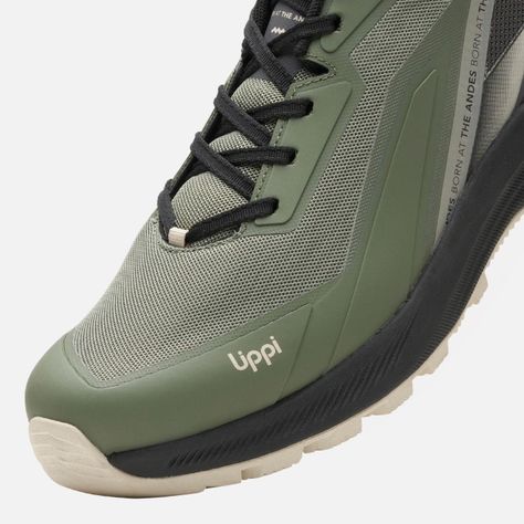 Zapatilla Hombre Moon Trail Verde Musgo Lippi I25-6