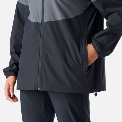 Chaqueta Mujer Tempo Full Zip Windbreaker Negro Vulcano-5