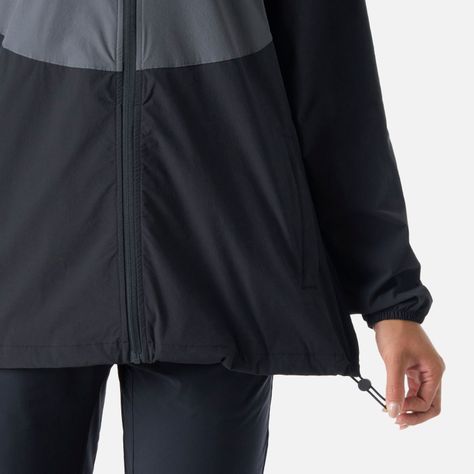 Chaqueta Mujer Tempo Full Zip Windbreaker Negro Vulcano-7