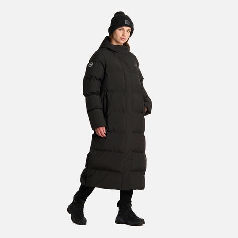 Chaqueta Mujer Long And Warm Steam-Pro Hoody Negro Lippi I25-1