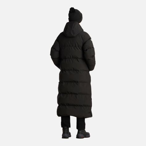 Chaqueta Mujer Long And Warm Steam-Pro Hoody Negro Lippi I25-2