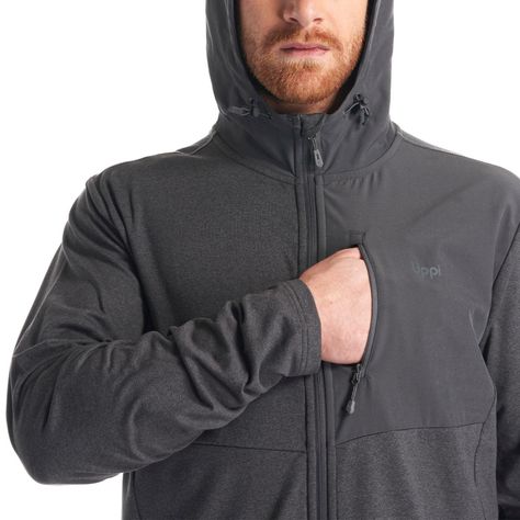 Poleron Hombre Axis Hoody Jacket Grafito Lippi-6