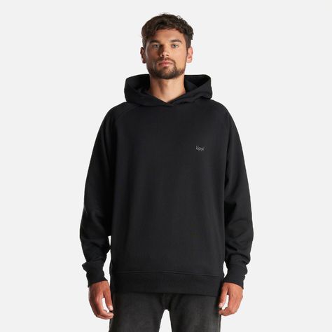 Poleron Hombre Ulmo Hoody Sweatshirt Negro Lippi-1