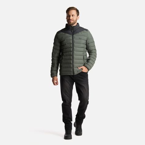 Chaqueta Hombre Snowmass Steam-Pro Jacket Verde Militar Lippi I24-6