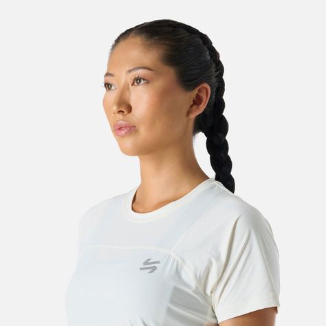 Polera Mujer Built To Move T-Shirt Blanco Vulcano-4