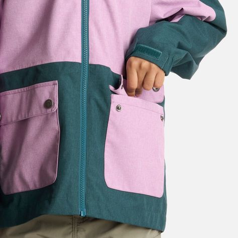 Chaqueta Niña FirePlace B-Dry Jacket Petroleo Lippi-4