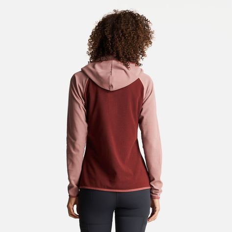 Poleron Mujer Taina Pro Rosa Oscuro Haka Honu-3
