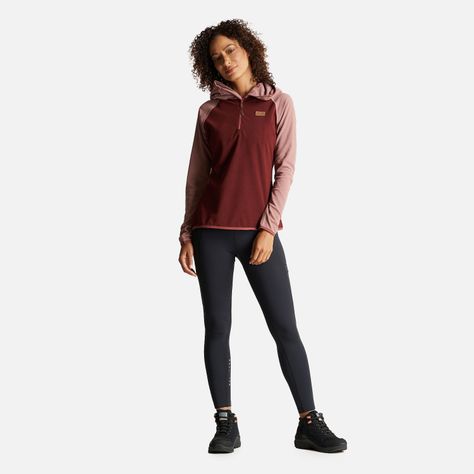 Poleron Mujer Taina Pro Rosa Oscuro Haka Honu-5