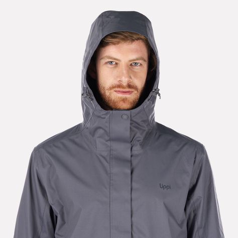 Chaqueta Hombre Blizzard B-Dry Hoody Jacket Gris Oscuro Lippi-3