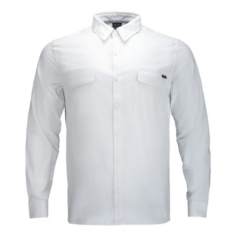 Camisa Hombre Rosselot Long Sleeve Q-Dry Shirt Blanco Lippi I19-0