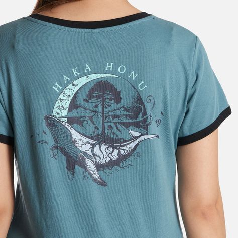 Polera Mujer Haka Celeste Haka Honu-4
