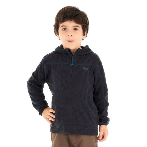 Poleron Niño Saltamontes Nano-F 14 Zip Hoody Azul Marino Lippi-1