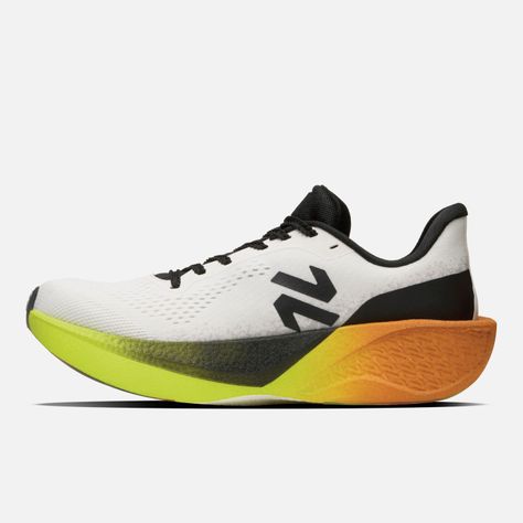 Zapatilla Running Hombre Nazca Blanco / Naranjo-1