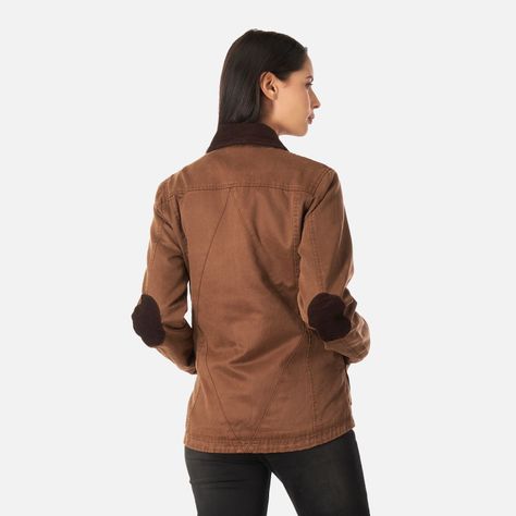 Chaqueta Mujer No-cuero Café Haka Honu-2