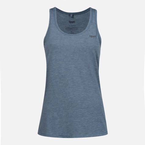 Polera Mujer Summit UV-Stop Tank Azul Grisaceo Lippi-0