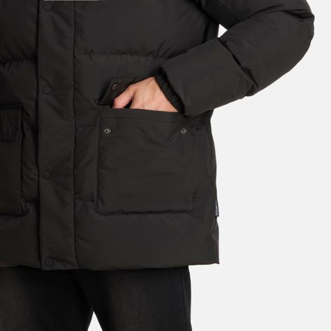 Chaqueta Hombre Long And Warm SteamPro Hoody Negro Lippi I25-4
