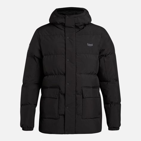 Chaqueta Hombre Long And Warm SteamPro Hoody Negro Lippi I25-8