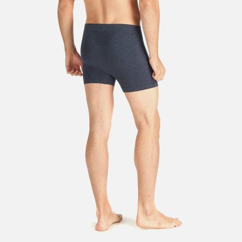 Ropa Interior Hombre Pack Skintec Seamless Boxer Gris Medio y Azul Marino Lippi-4