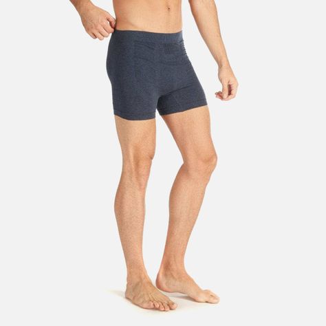 Ropa Interior Hombre Pack Skintec Seamless Boxer Gris Medio y Azul Marino Lippi-2