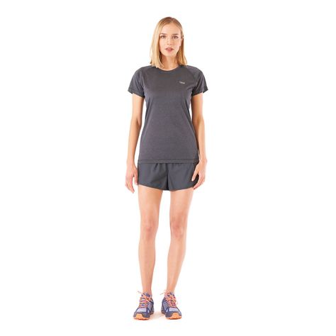 Polera Mujer Core Q-Dry T-Shirt Melange Grafito Lippi-7