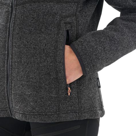 Polar Mujer Sense Blend-Pro Hoody Jacket Melange Negro Lippi-7