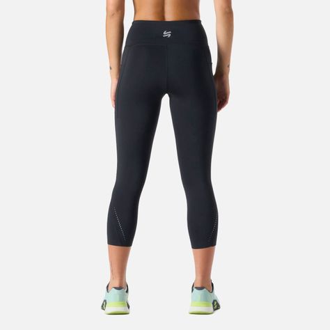 Calza Mujer BTM Compressive 3/4 High Rise Negro Vulcano-3