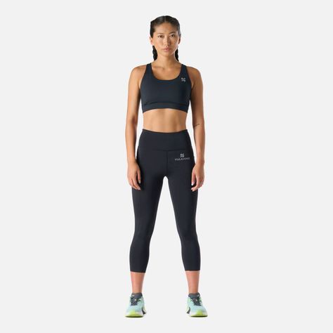 Calza Mujer BTM Compressive 3/4 High Rise Negro Vulcano-6