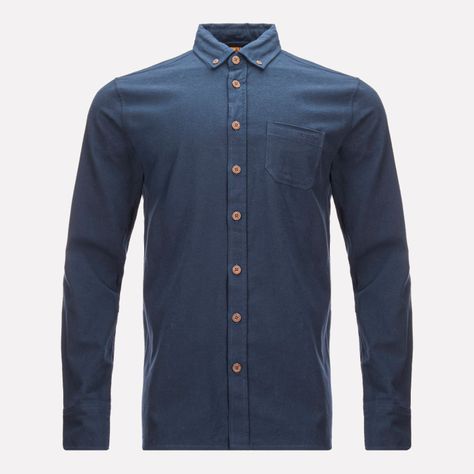 Camisa Hombre Clásica Azul Marino Haka Honu-0
