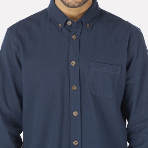 Camisa Hombre Clásica Azul Marino Haka Honu-1