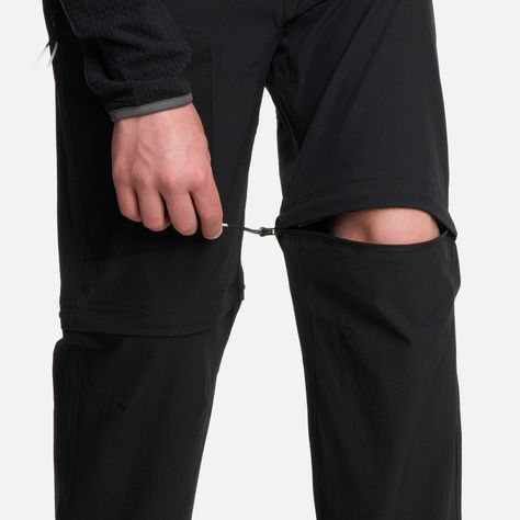Pantalón Teen Boy Lennox Q-dry Mix-2 Pants Negro Lippi I25-5