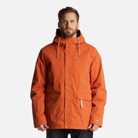 Chaqueta Hombre DayBreak B-Dry Jacket Naranjo Oscuro Lippi-1