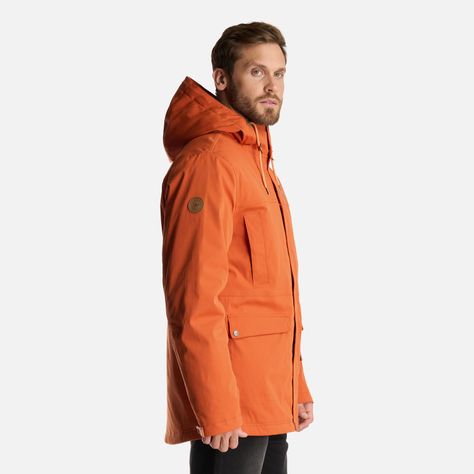 Chaqueta Hombre DayBreak B-Dry Jacket Naranjo Oscuro Lippi-3